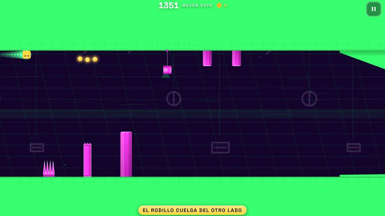 El sin fin a toda velocidad en el mundo neon.